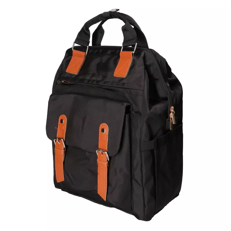 BLACK FOREST KM02 Plecak podróżny kabinowy 40x30x15 cm + Kosmetyczka Czarny