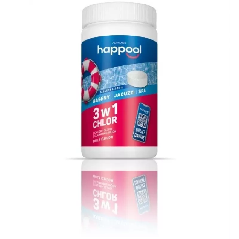 Acrylmed MULTICHLOR Multifunkcjonalne Tabletki Chlorowe 20 g - 1 kg