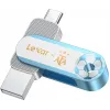Lexar Dual D500 128GB USB-C/A 3.2 Flash Drive 400/360MB/s Biały