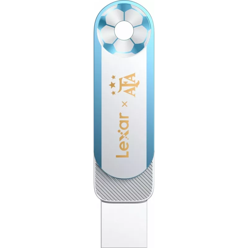 Lexar Dual D500 128GB USB-C/A 3.2 Flash Drive 400/360MB/s Biały