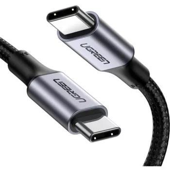 UGREEN USB-C na USB-C Alu Case z Oplotem 1m