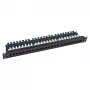 EFB-Elektronik ECOLAN Panel krosowy UTP 24xRJ45 Cat.5e 19 inch 1U RAL 9005 Czarny