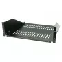 EFB-Elektronik 19 inch 3U Półka Stała, Głębokość 450 mm, Nośność 36 kg, RAL9005 (Jet Black)