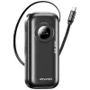 AWEI PowerBank PA-9 10000mAh 22.5W z wysuwanym kablem Czarny
