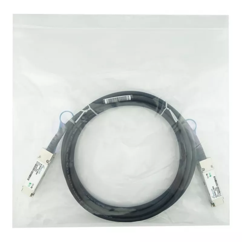 BlueLAN 10411-BL Kompatybilny z Extreme Networks Kabel Direct Attach QSFP28, 100GBASE-CR4, InfiniBand EDR, 30AWG, 1 Metr