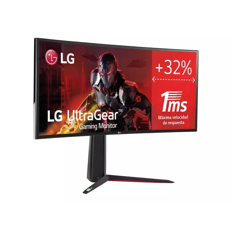 LG UltraGear 34GN850P-B 34-calowy monitor gamingowy Nano IPS, UWQHD, 160Hz, 1ms, kompatybilny z G-Sync, FreeSync Premium, DisplayHDR 400