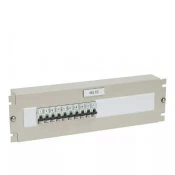 EFB Elektronik 19-calowa 3U obudowa do dystrybucji energii / wyłączników nadprądowych RAL7035