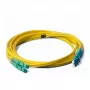 EFB Elektronik ECOFIBER Duplex Patch Cable SC/APC-SC/APC OS2 G.657.A1 1m LSZH Yellow
