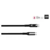Good Connections USB 2.0 Kabel do ładowania i transmisji danych 100W z wyświetlaczem cyfrowym USB-C na USB-C 1m Czarny