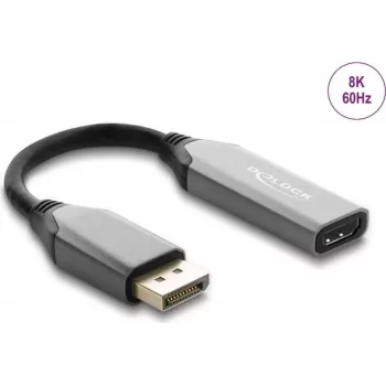 Delock Active DisplayPort 1.4 do HDMI Adapter 8K z HDR