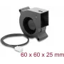 Delock Blower Fan 12 V DC 60 x 60 x 25 mm z 3-pinowym złączem wentylatora, czarny (67492)