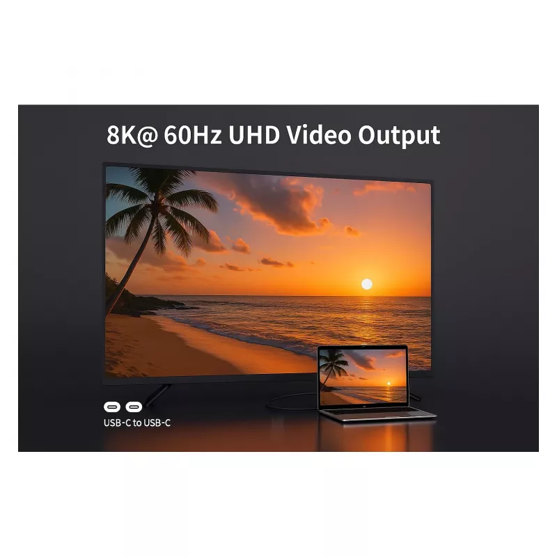 Equip USB-C 3.2 do USB-C Active Optical Cable 8K PD60W 5m Czarny
