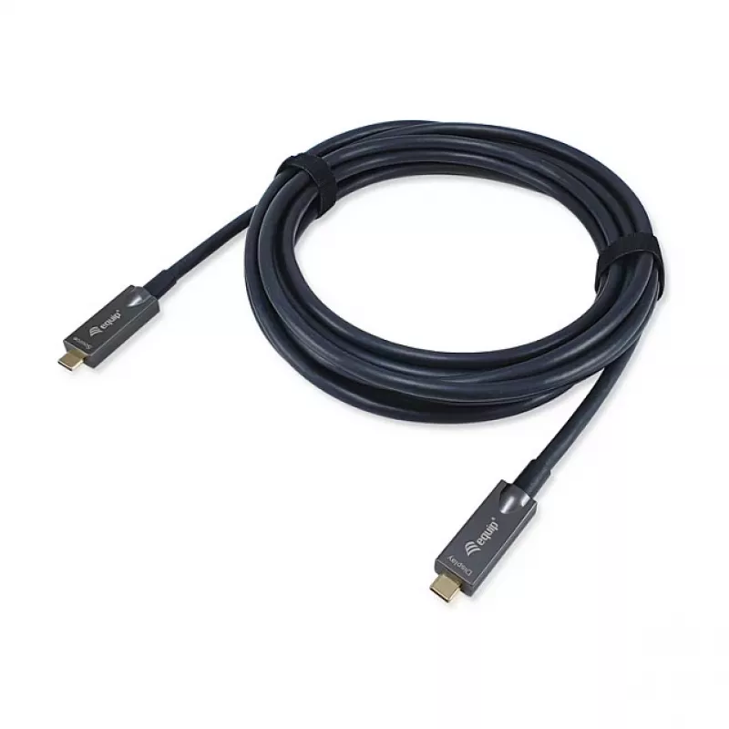 Equip USB-C 3.2 do USB-C Active Optical Cable (AOC) 8K 60W PD 10m Czarny