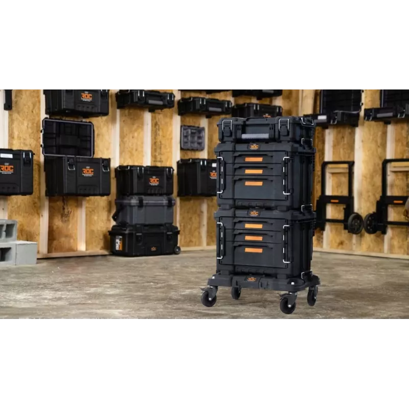 Keter Pro Gear 2.0 Mobile Tool Cart 262828 53L Czarny/Czerwony