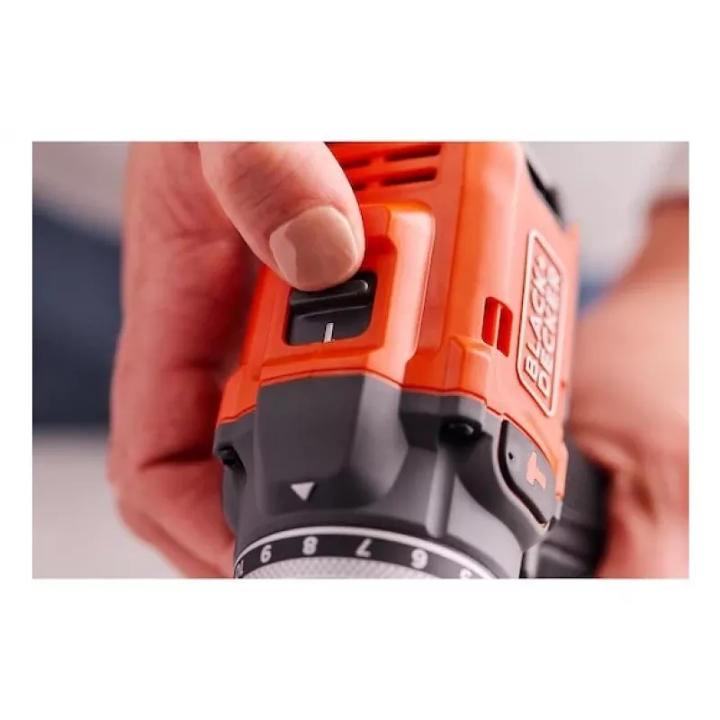 Black & Decker BLD683XN-XJ Wiertarka udarowa przewodowa 680W 13mm Uchwyt kluczykowy 0-3000 RPM Czarno-pomarańczowa