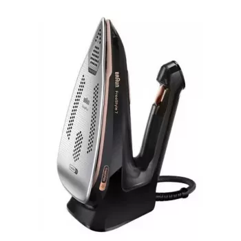 Żelazko parowe Braun FI7276BK - 2700W, stopa EloxalPlus 3D BackGlide, boost pary 230 g/min, czarne