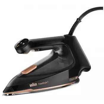 Żelazko parowe Braun FI7276BK - 2700W, stopa EloxalPlus 3D BackGlide, boost pary 230 g/min, czarne