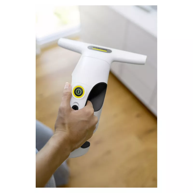 Kärcher WV 1 Compact Care Odkurzacz do okien, litowo-jonowy, 25 min czasu pracy, zbiornik 100 ml, żółty/czarny