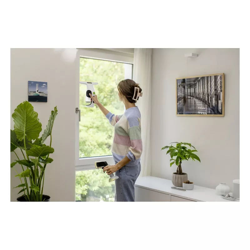 Kärcher WV 1 Compact Care Odkurzacz do okien, litowo-jonowy, 25 min czasu pracy, zbiornik 100 ml, żółty/czarny