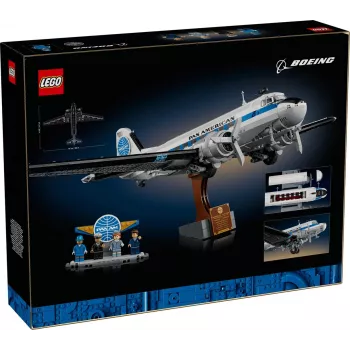 LEGO Icons 11378 Douglas DC-3 PAN AM Samolot Pasażerski Zestaw do Budowania (2500 Elementów)