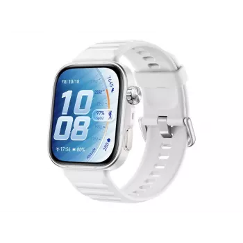 Huawei Watch FIT 5 Pro Smartwatch, 1,82 inch Wyświetlacz AMOLED, Biały, Pasek Fluoroelastomerowy, GPS, Czujnik Tętna, Bluetooth 5.2, Bateria 10-dniowa