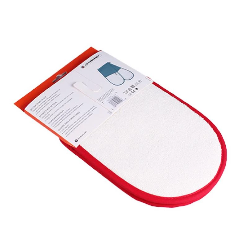 Le Creuset Double Oven Glove 89x20cm Cherry Red
