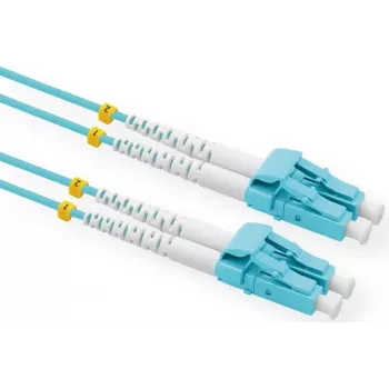 VALUE Fibre Optic Patch Cable LC-LC Duplex OM3 3m Turquoise LSZH