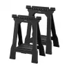STANLEY Rack-horse Junior 2 szt. Para kozłów do piłowania, nośność 360 kg, składane, czarno-żółte