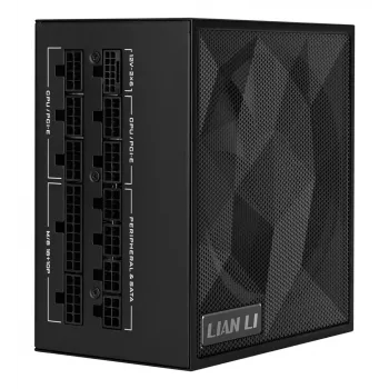 Zasilacz Lian Li SX Series 80 PLUS Platinum, w pełni modułowy, PCIe 5.1, ATX 3.1 - 1200 W, czarny
