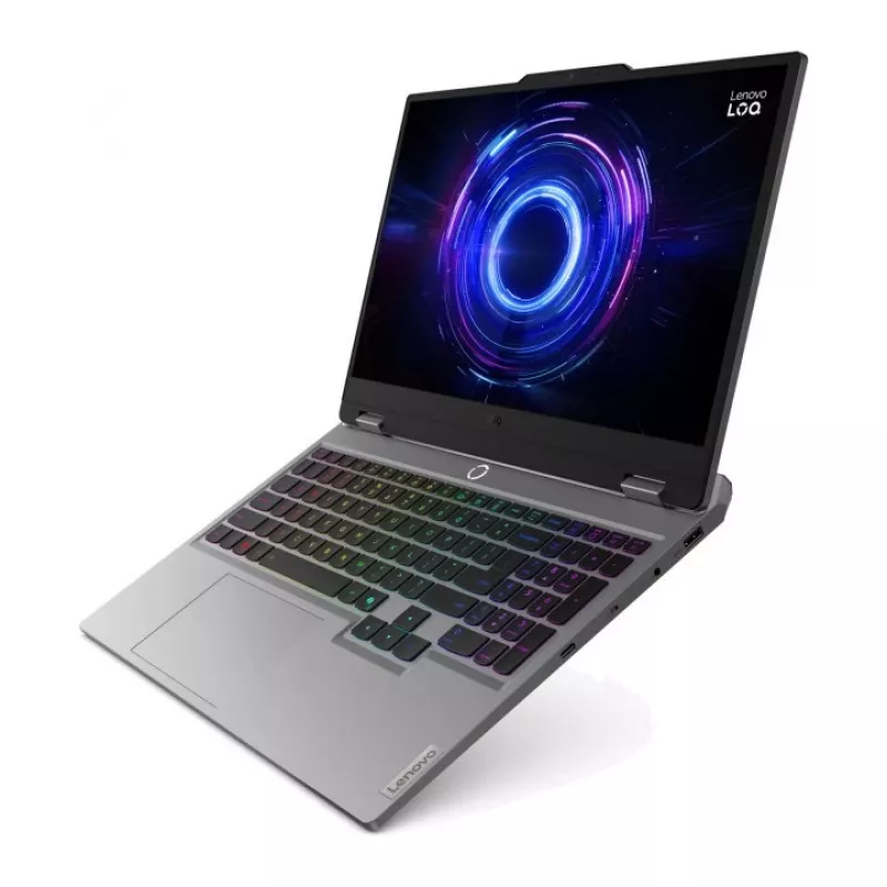 Lenovo LOQ 15IRX10 Laptop Gaming 15.6 inch FHD 144Hz, Intel Core i7-13650HX, 16GB DDR5, 512GB SSD, NVIDIA GeForce RTX 5050 8GB, Windows 11, Luna Grey (Repackaged)