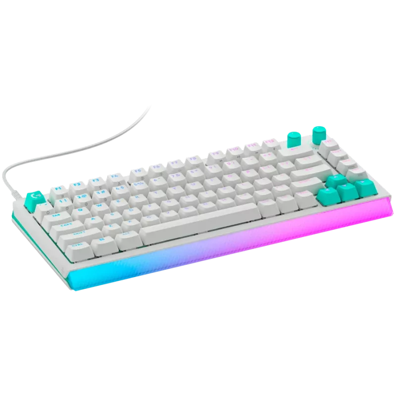 Logitech G512 X 75 Mechanical Gaming Keyboard - Biały - US International - Przewodowy USB