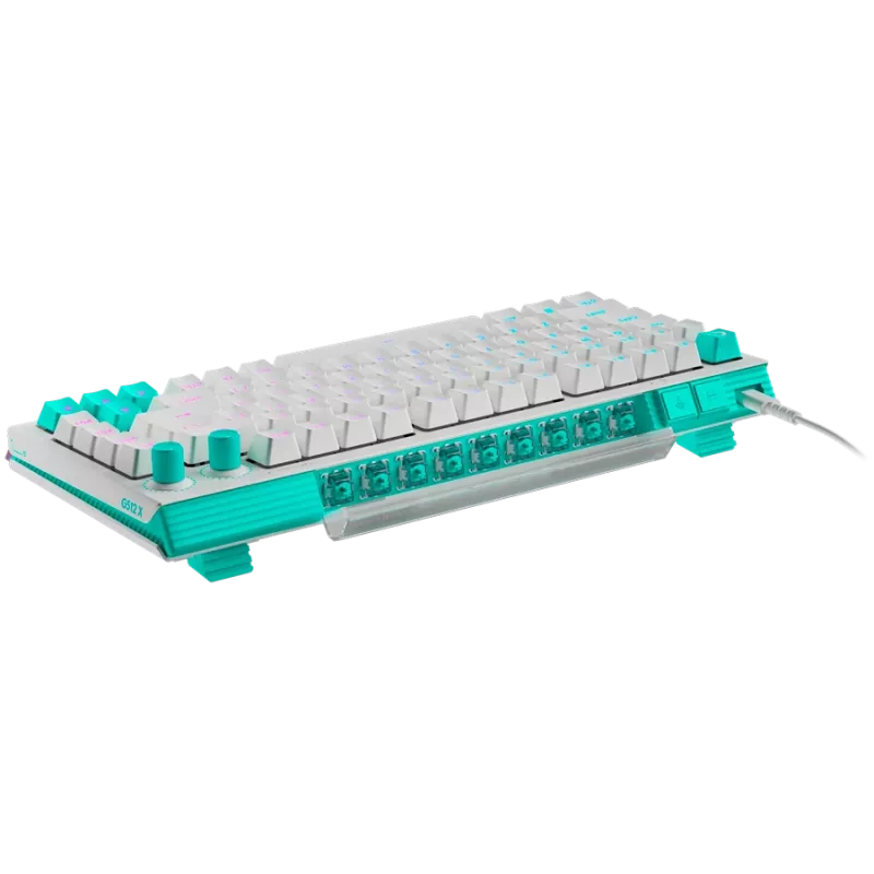 Logitech G512 X 75 Mechanical Gaming Keyboard - Biały - US International - Przewodowy USB