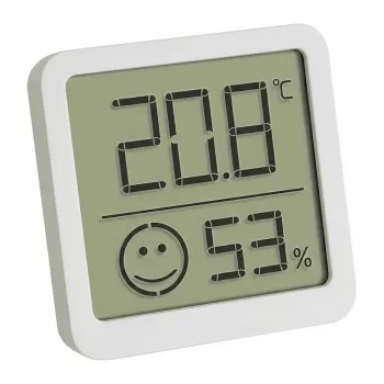TFA Dostmann 30.5053.02.04 4-Pack Biały Cyfrowy Termo-Higrometr ze Wskaźnikiem Strefy Komfortu