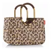 Reisenthel Loopshopper L Koszyk na zakupy Torba Leo Macchiato, 25L, Brąz/Beż