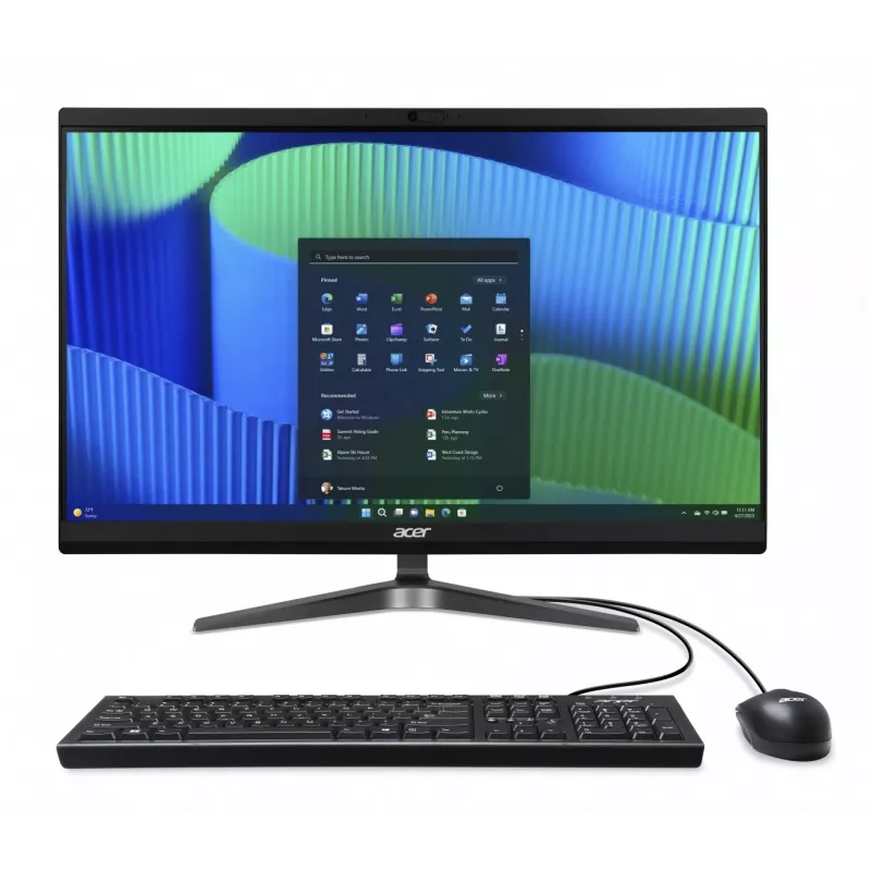 Acer Veriton Vero VZ2724G All-in-One PC, 23,8 inch FHD IPS, Intel Core i5-14400, 8GB DDR5, 512GB SSD, Windows 11 Pro, Czarny