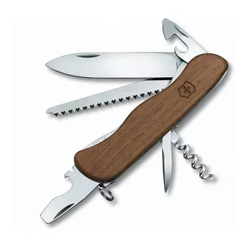 Victorinox Forester Wood Nuss Swiss Army Knife z orzechowym uchwytem