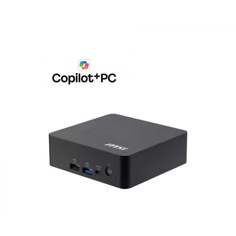 MSI Cubi NUC AI+ 3MG-005BEU Mini PC, Intel Core Ultra 5 322, No OS, Czarny