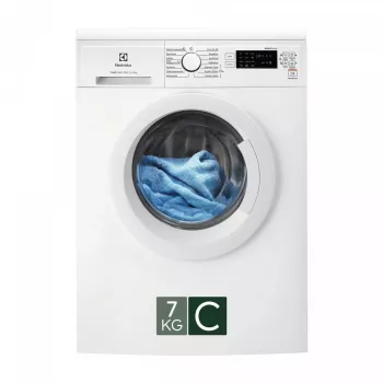 Electrolux EW2FN527WP Wolnostojąca pralka ładowana od przodu, 7 kg, 1200 obr/min, Klasa energetyczna C, Biała