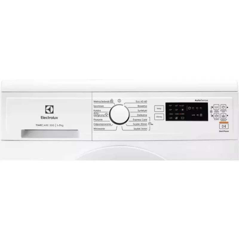 Electrolux EW2FN527WP Wolnostojąca pralka ładowana od przodu, 7 kg, 1200 obr/min, Klasa energetyczna C, Biała