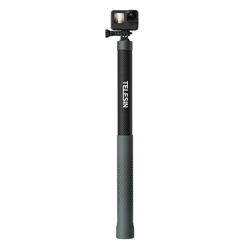 TELESIN GP-MNP-300-3 Carbon Fiber Selfie Stick 3m do kamer akcji