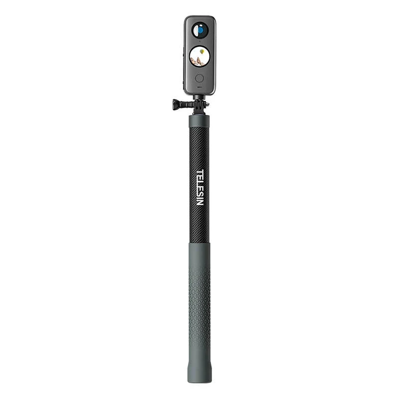 TELESIN GP-MNP-300-3 Carbon Fiber Selfie Stick 3m do kamer akcji