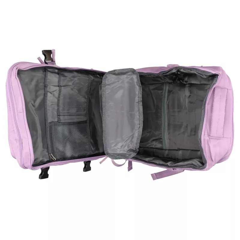 EXTRALINK Black Forest KM01 Plecak podręczny kabinowy 40x30x20 cm - Różowy