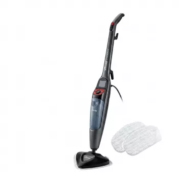 Vileda Steam Plus Pro Compact Ręczny Parownik (Czarny/Czerwony)