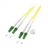 EFB Elektronik Duplex Patchkabel LC/APC-LC/APC OS2 Singlemode 1m LSZH Żółty