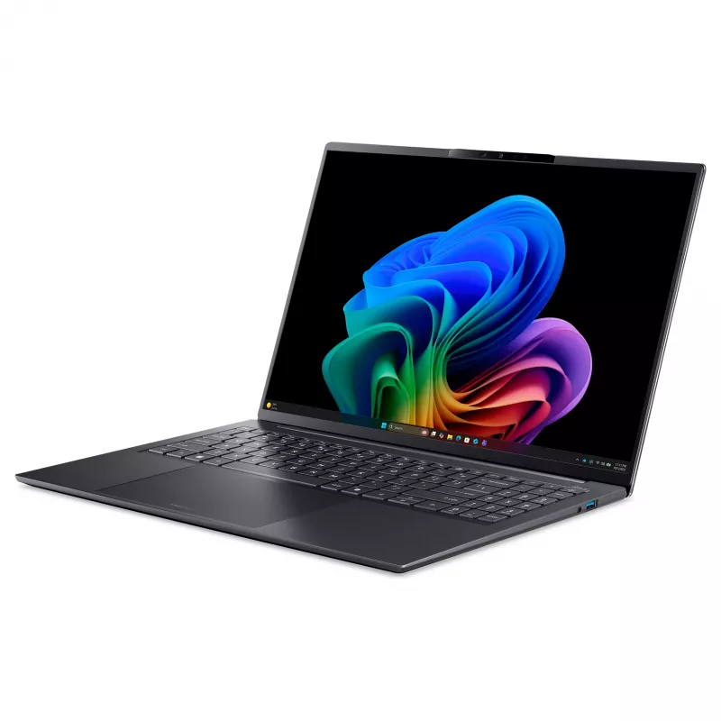 Acer Swift Go 16 AI OLED SFG16-I71-77NZ Laptop, Intel Core Ultra 7 355, 16GB LPDDR5X, 512GB SSD, 16 inch 3.2K OLED, Windows 11 Home, klawiatura niemiecka