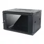 ALLNET 19 inch Obudowa ścienna 6U 1-częściowa Głębokość 600mm Czarny Rozłożona na płasko Seria SMA