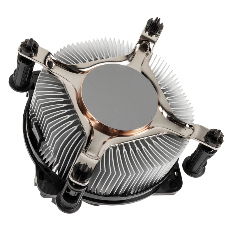 Akasa AK-CC6606BP01 Low Profile CPU Cooler - Socket LGA 1700, 63.2mm wysokości, wentylator 92mm, czarny