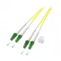 EFB Elektronik Duplex Patch Cable LC/LC Multi-Mode OM3 1m LSZH Aqua