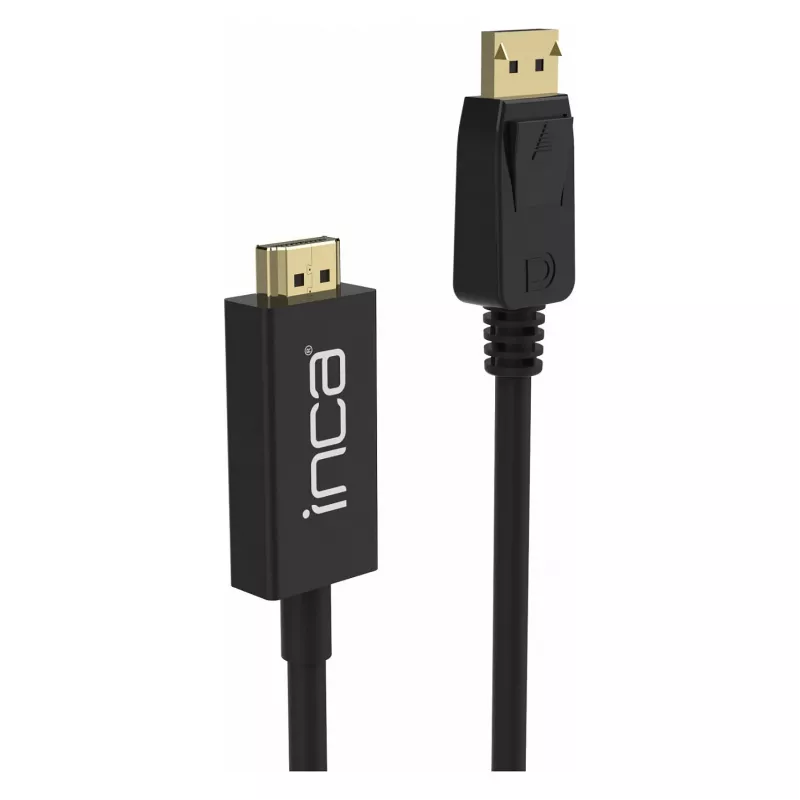 INCA DisplayPort to HDMI Cable 1.8 m 10.2 Gbit/s Black