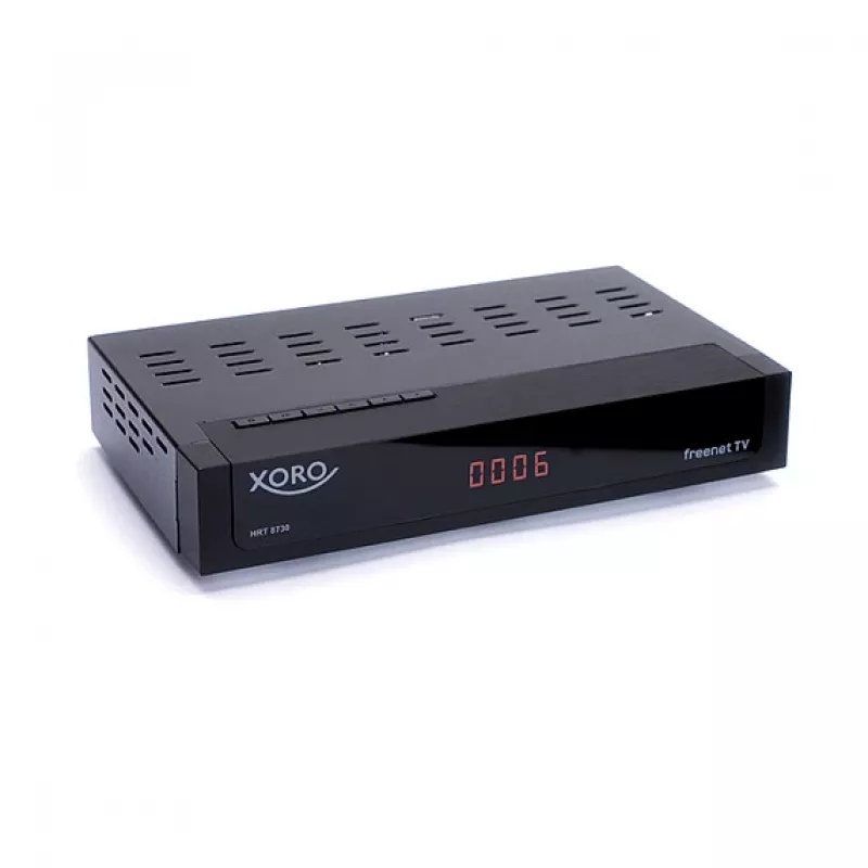 Odbiornik Xoro HRT 8730 DVB-T/T2 Full HD, Czarny